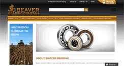 Desktop Screenshot of beaverbearing.com