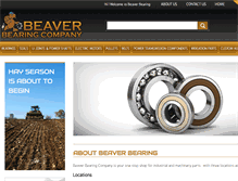 Tablet Screenshot of beaverbearing.com